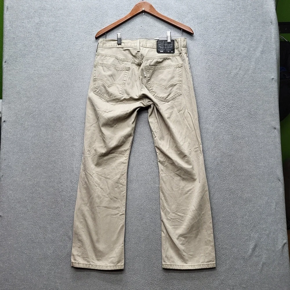 Levi's 559 Men Pants 31X32 Khaki Relaxed Straight Twill‎ 29